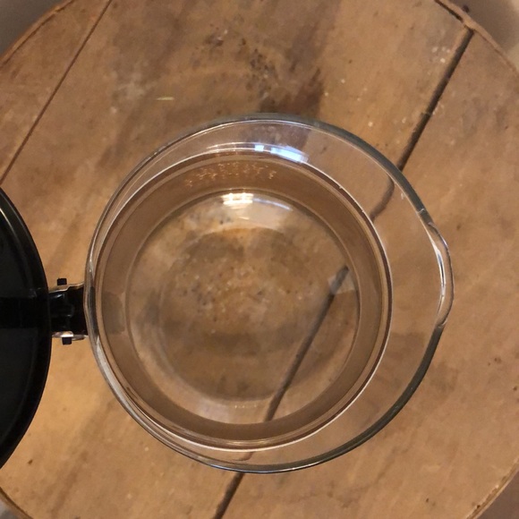 Vintage Mid Century Modern David Douglas Flameware Coffee Carafe Gold Striped - Picture 4 of 9